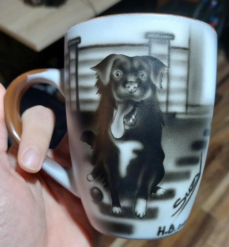 Suzy Dog cup design 01
