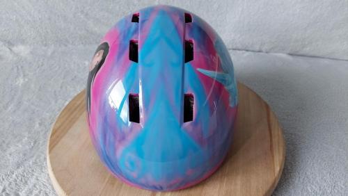 Raya Cartoon biker helmet design 02