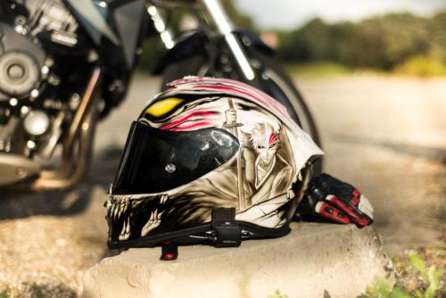 Bleach Anime moto helmet design 03