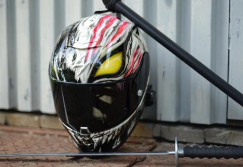 Bleach Anime moto helmet design 09