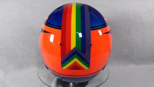 Blue Orange racing helmet design 08