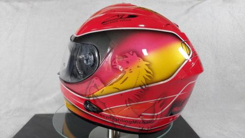 Ferrari 02 racing helmet design 03