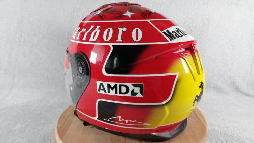 Michael Schumacher 2005 replica moto helmet design 02