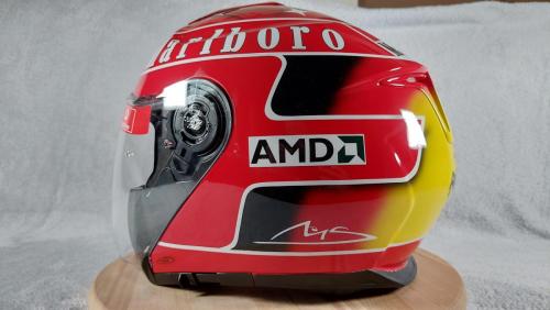Michael Schumacher 2005 replica moto helmet design 04