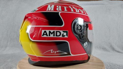 Michael Schumacher 2005 replica moto helmet design 05
