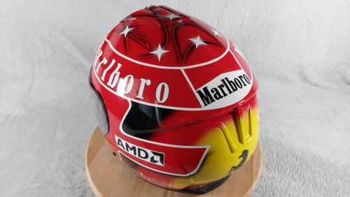Michael Schumacher 2005 replica moto helmet design 09