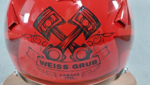 Modified K Magnussen racing helmet design 09