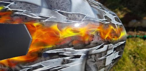 Moto racing helmet design 10