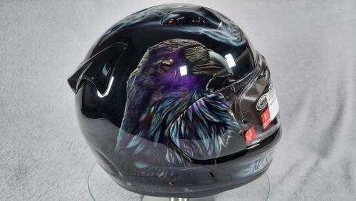 Raven moto helmet design 05