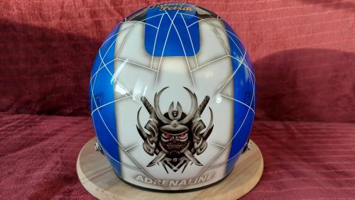 Samurai racing helmet design 10