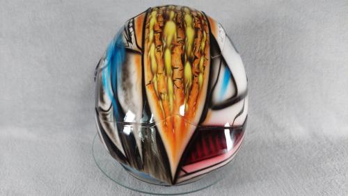 Werewolf moto helmet design 05