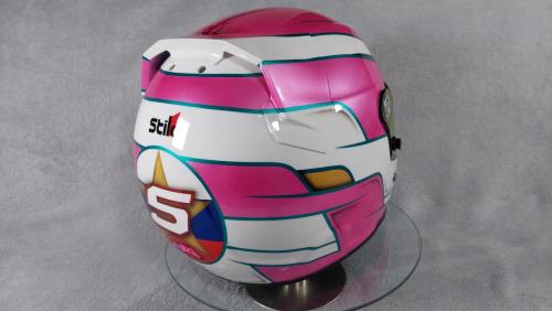 Zara racing repaired helmet design 05